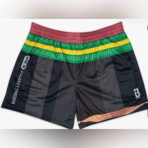 NWT Kids Baseball Lifestyle 101 Black Pencil Shorts